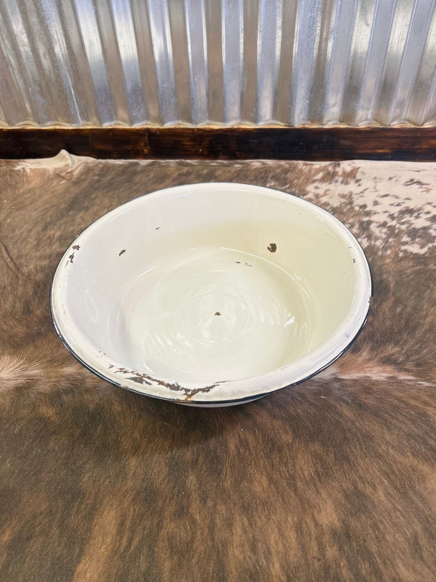 Vintage Large Ceramic Wash Tub