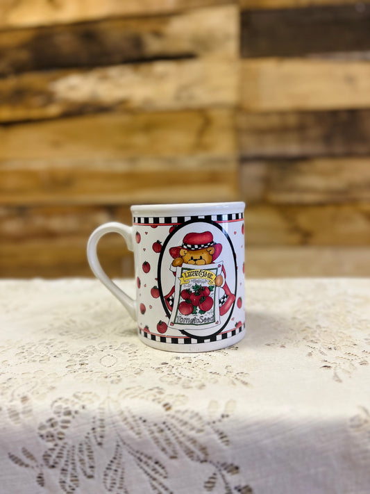 Vintage Lucy & Me Teddy with Tomato Seed Mug