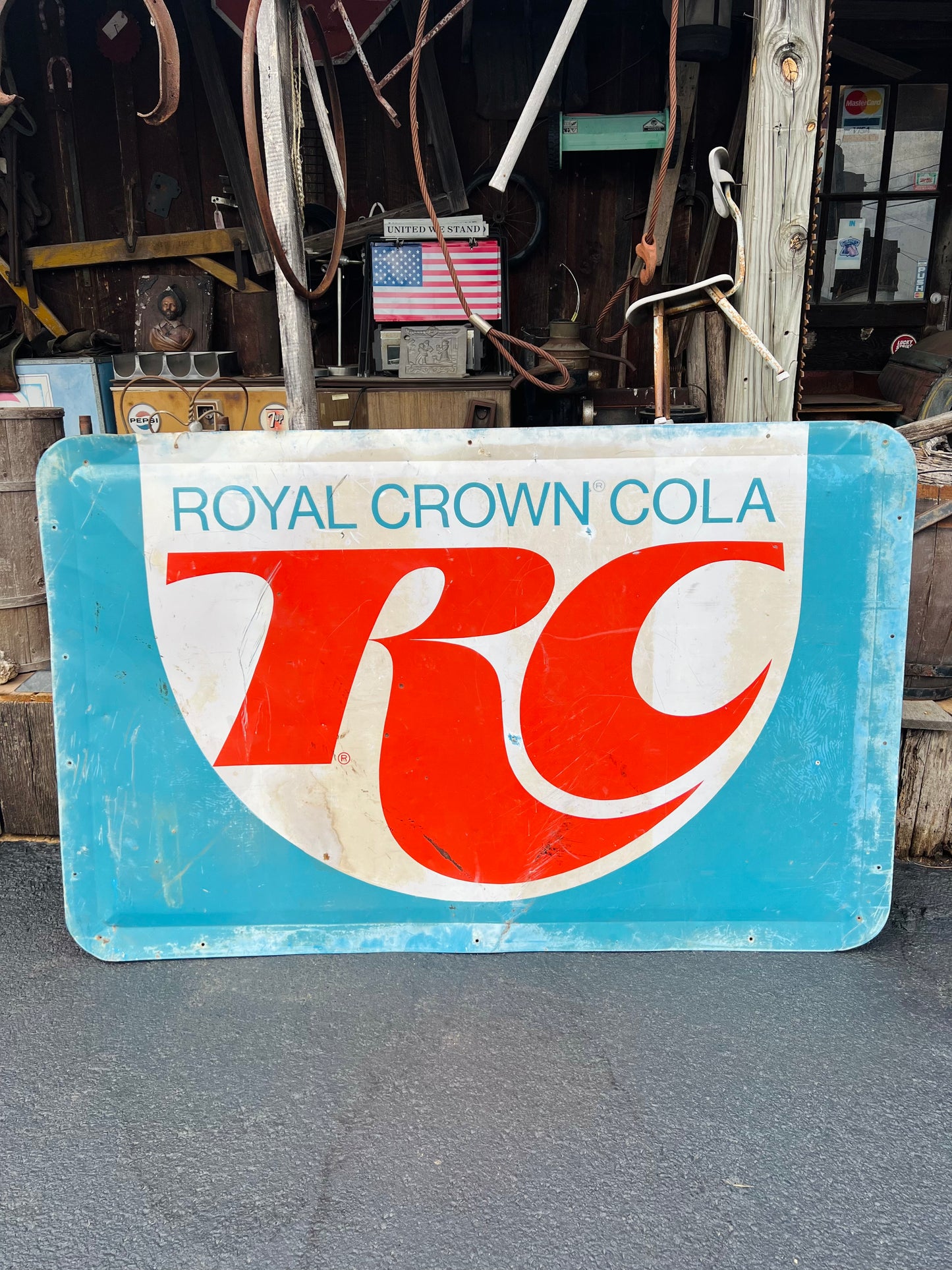 RC Cola Sign Vintage Royal Crown Cola Original