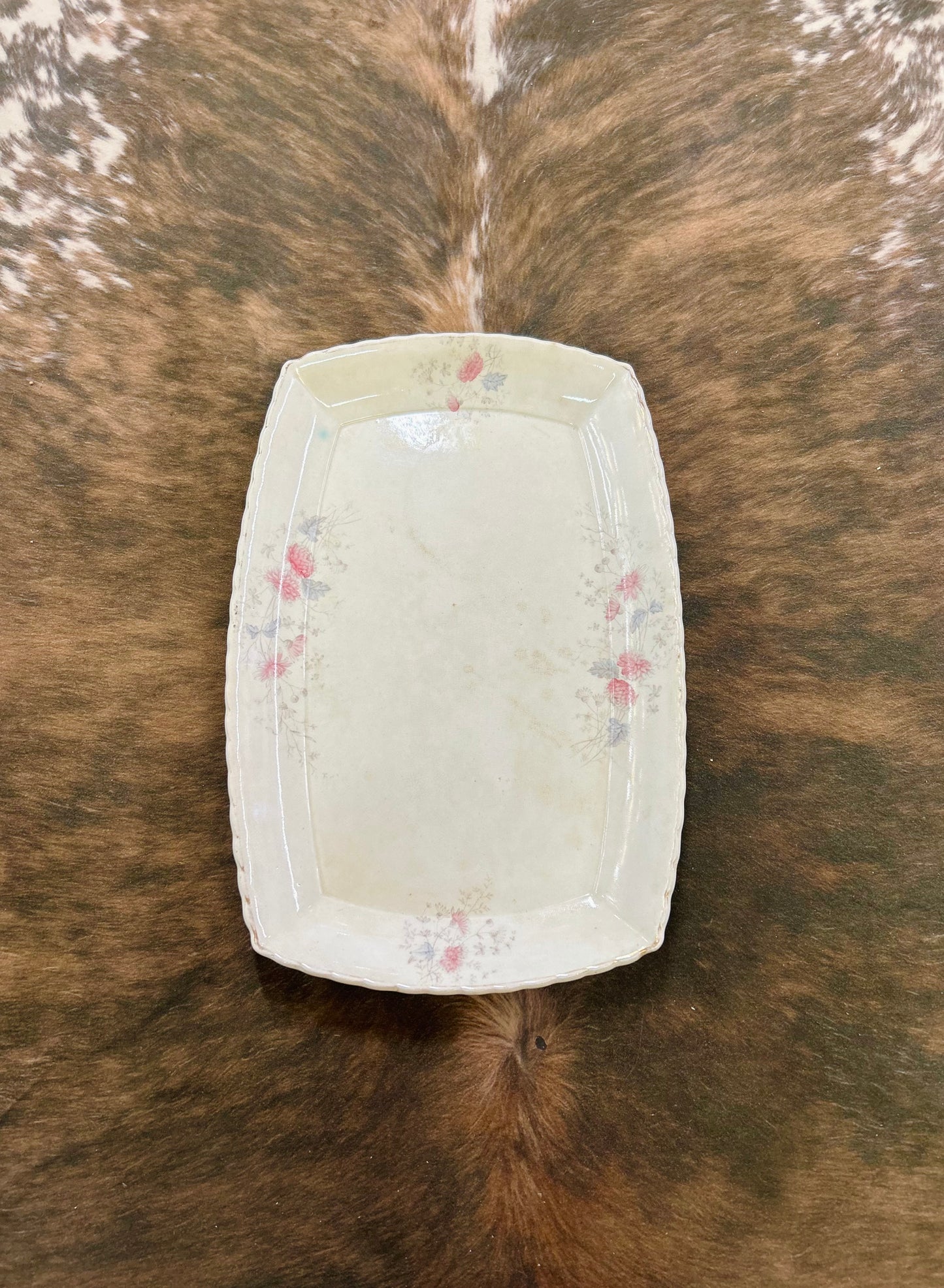 Vintage Bridgewood Porcelaine Opaque Trade Mark Platter