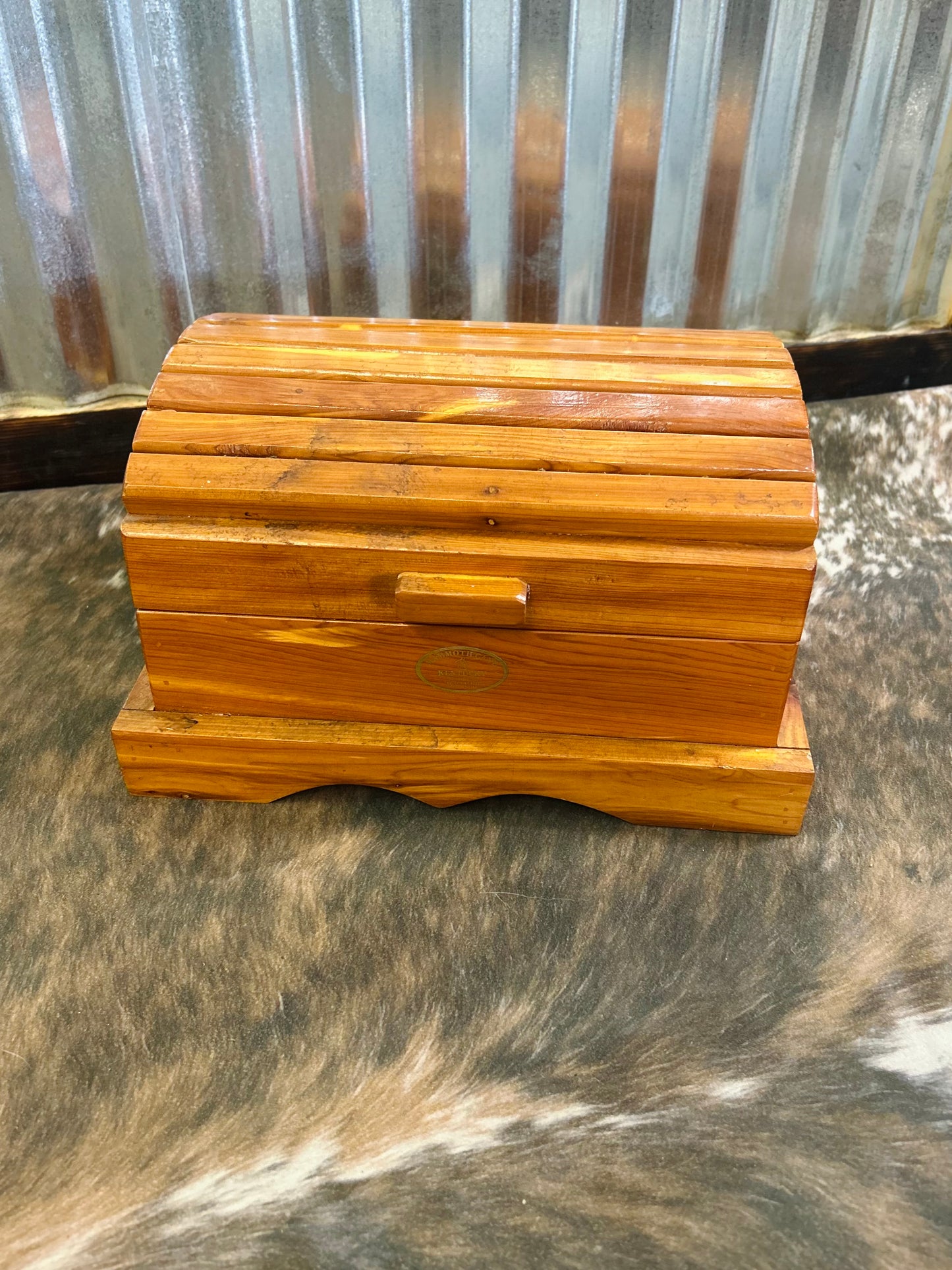 Very Old Hand Made Cedar Chest