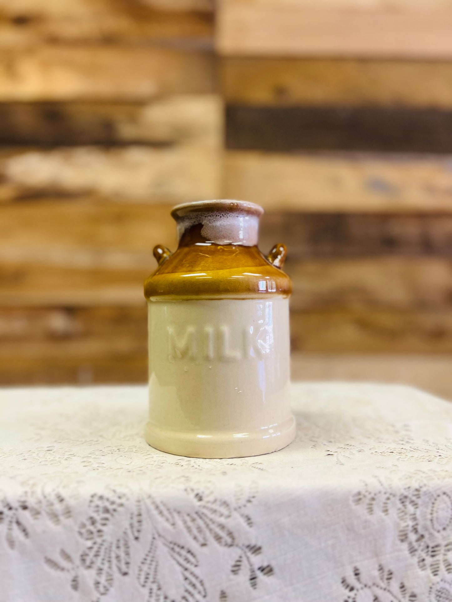 Vintage Two Toned Milk Jug