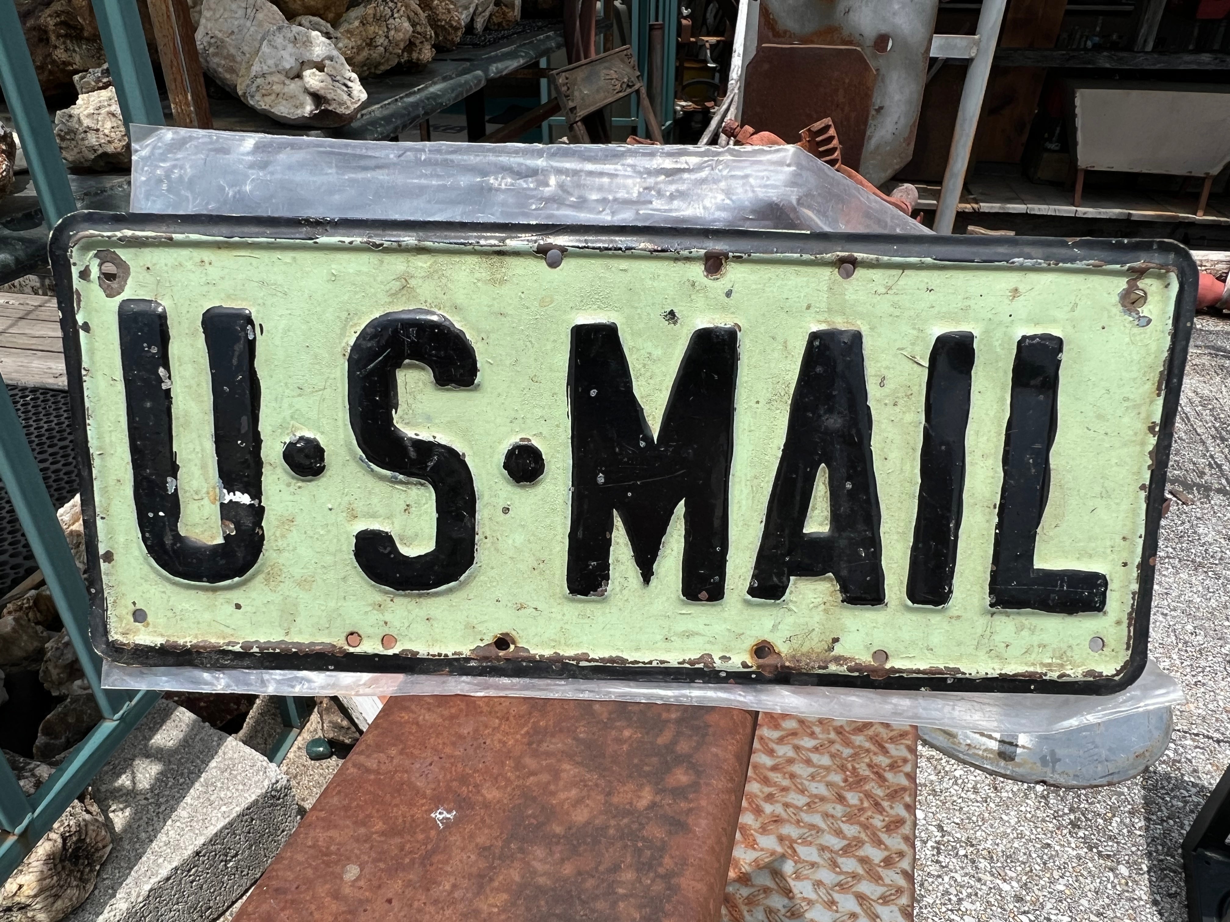 US Mail Plate Vintage Old Orignial – The Olde General Store