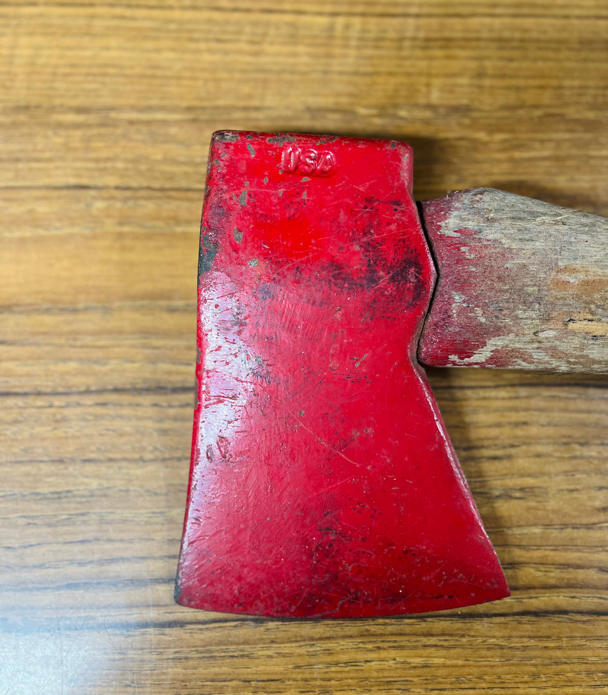 Single Bit 35.5'' Wooden Handle Red Axe