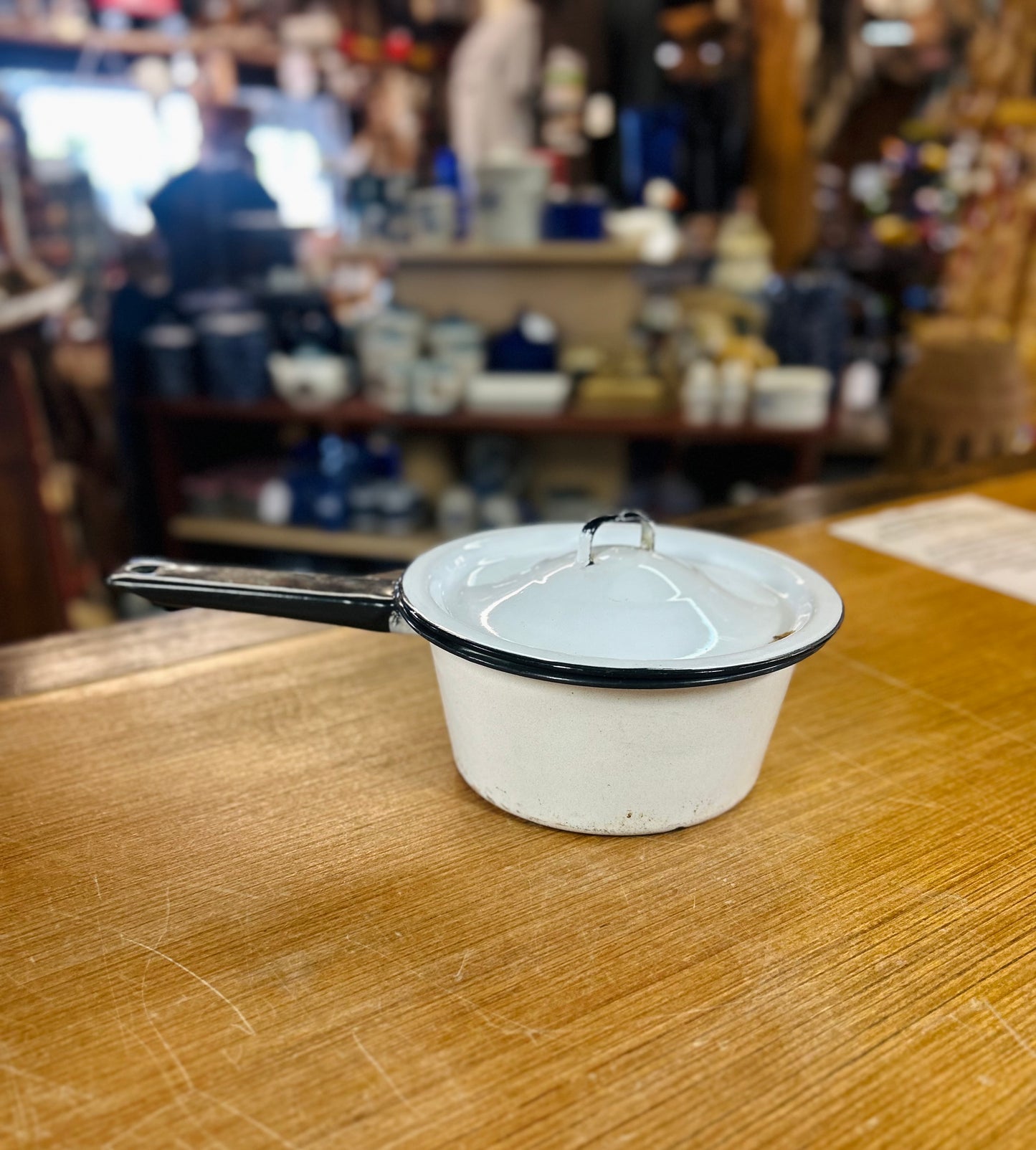Vintage Pot with Lid