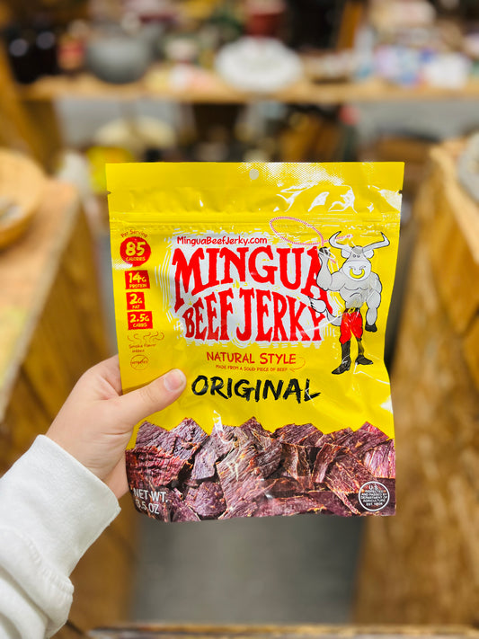Mingua Beef Jerky Original 3.5oz Bag