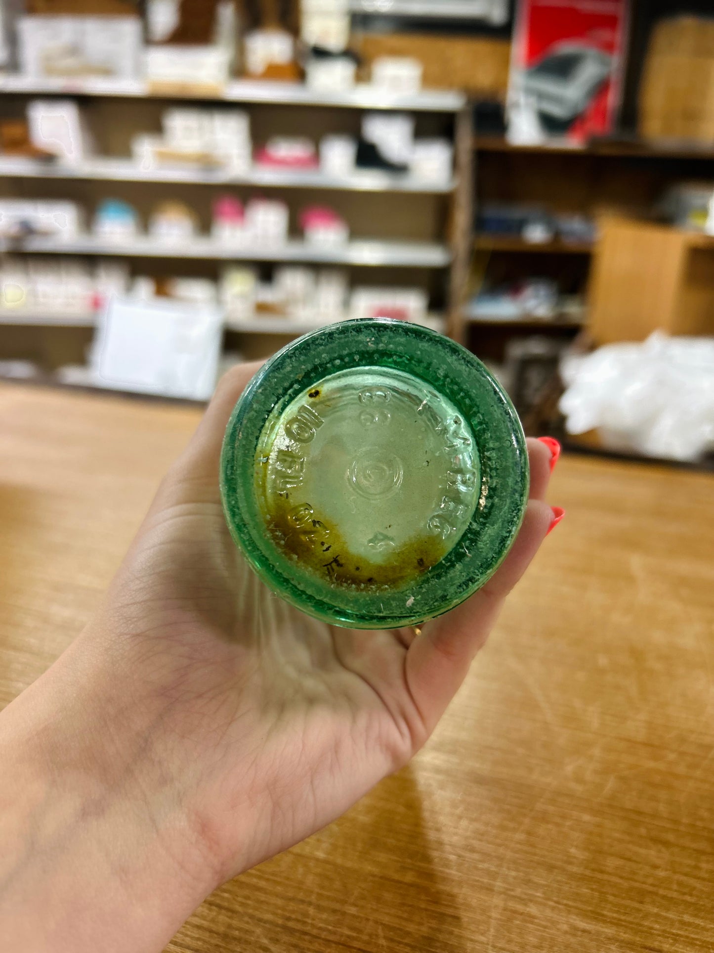 Vintage 1968 Double Cola Spiral Swirl Bottle