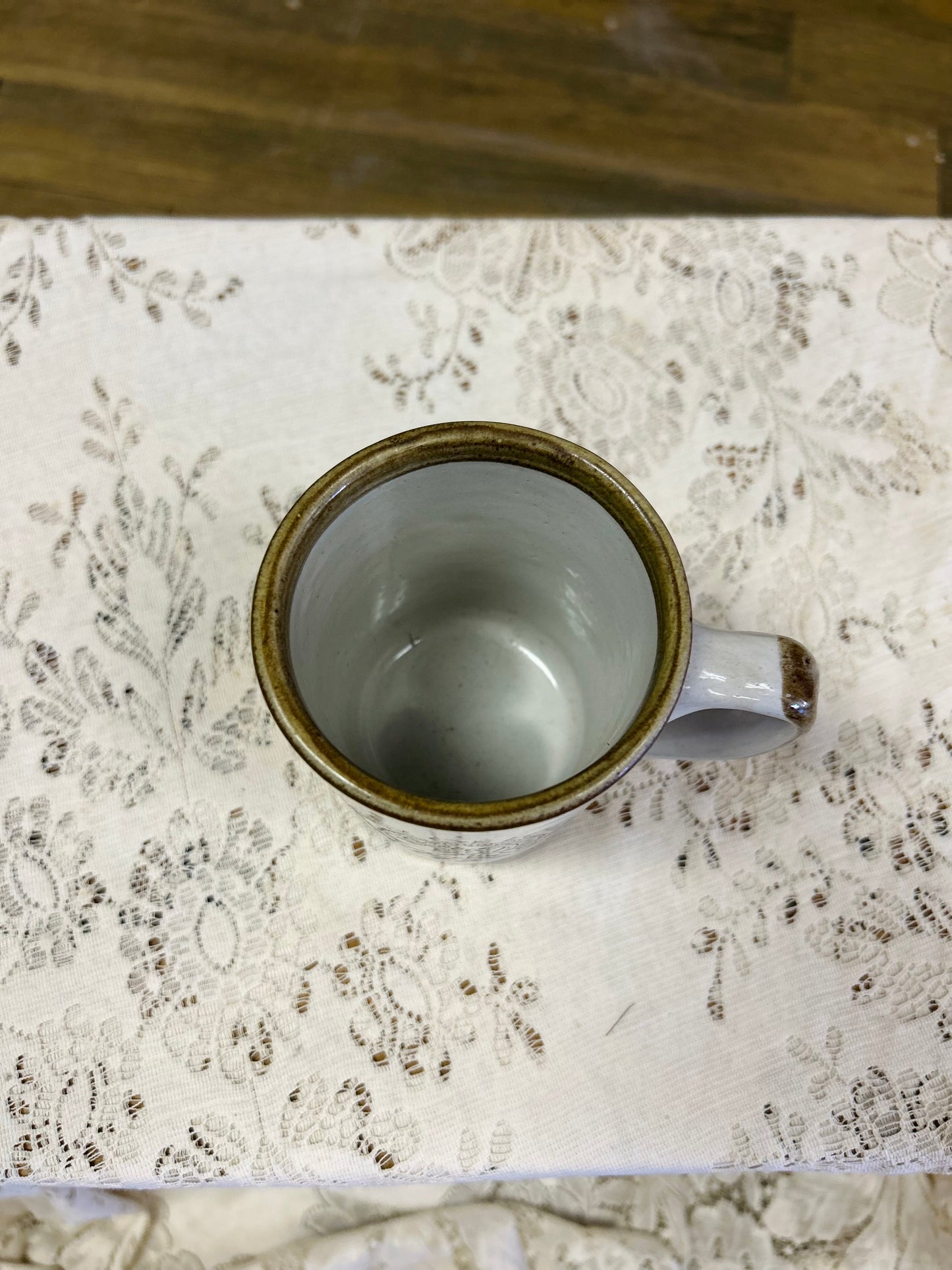 Vintage 1979- 1980 Lousiville Stoneware Ceramic Fundraising Donor Mug