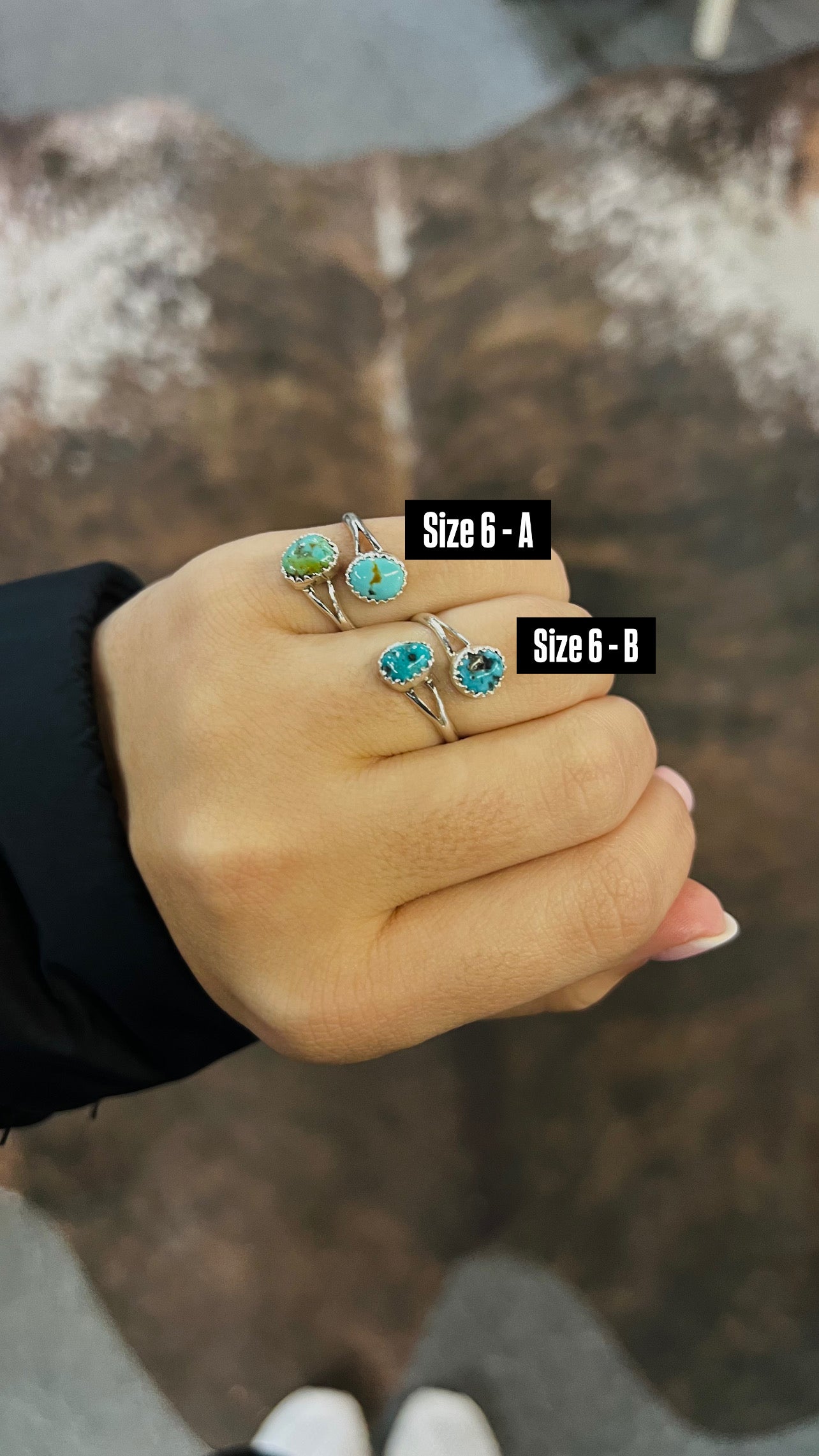 Genuine Turquoise Wrap Ring