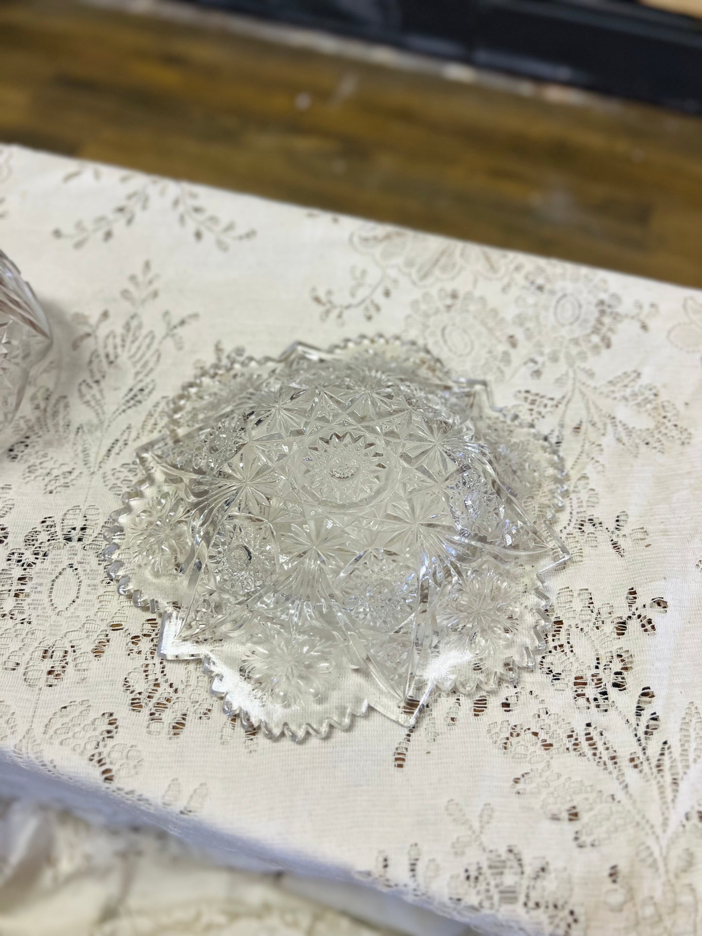 Vintage Imperial Glass La Rochelle Butter Dish
