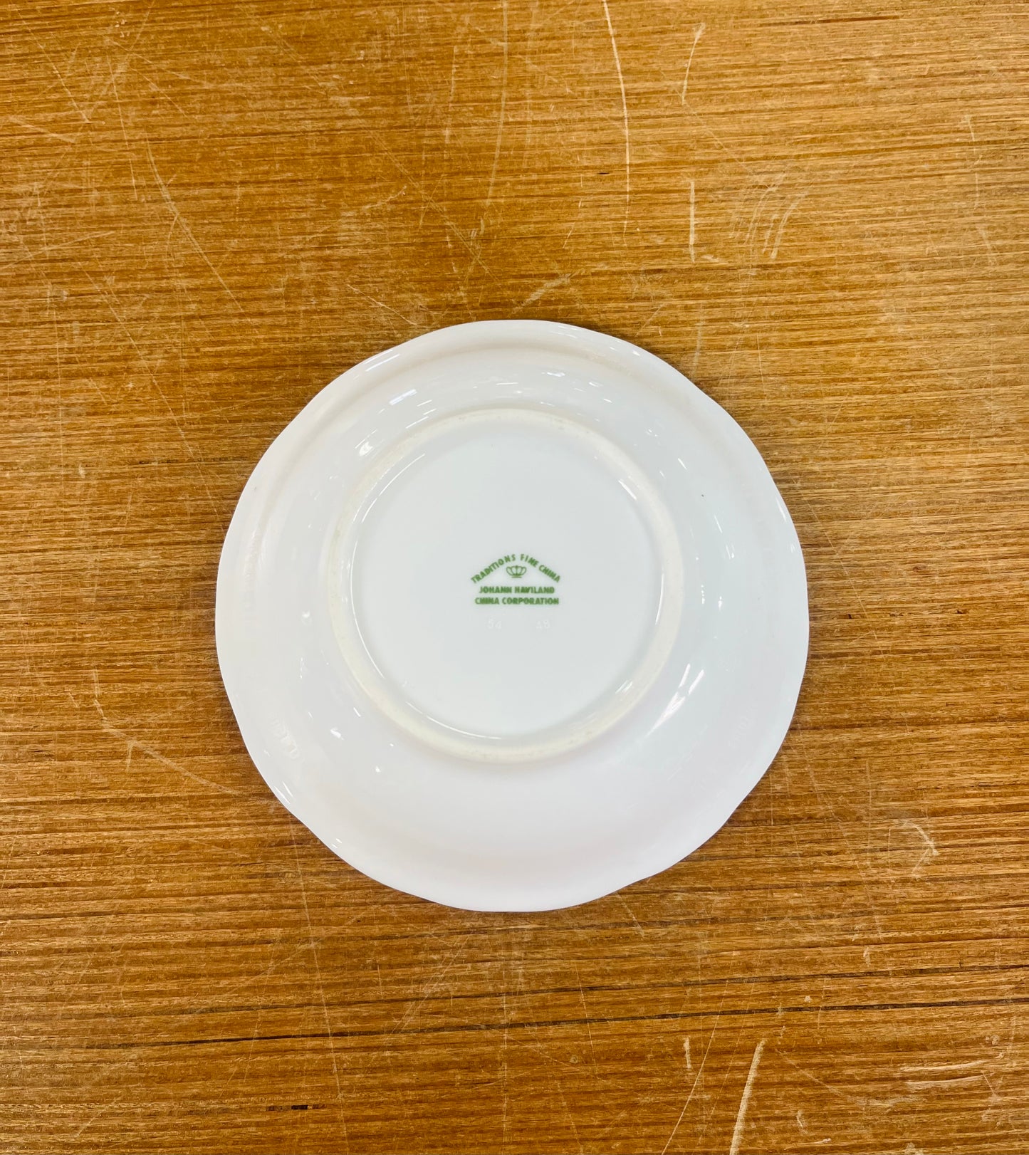 Vintage Johann Haviland Fine China Set With Moss Rose Print