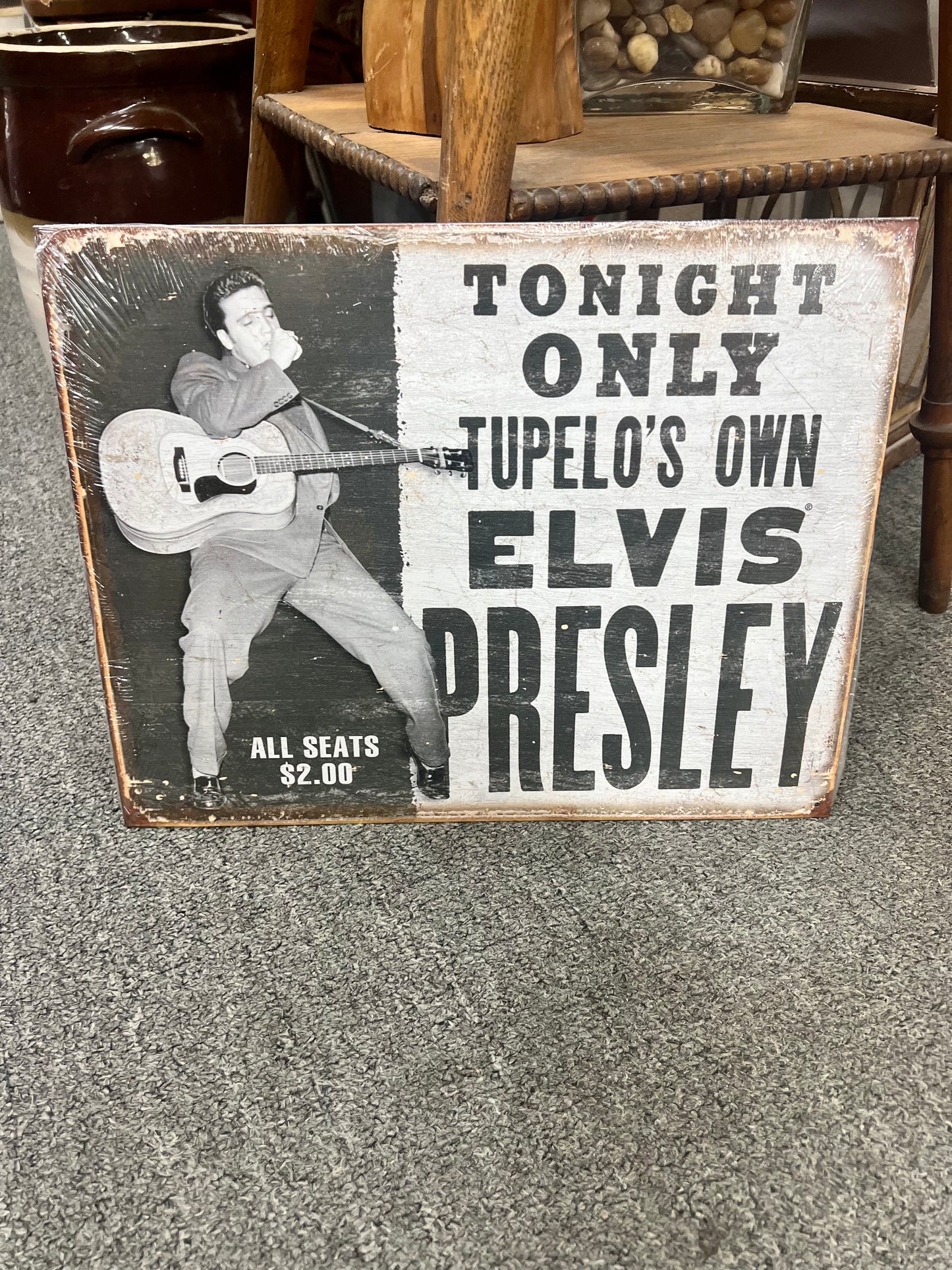 Elvis Presley Tupelo Metal Sign
