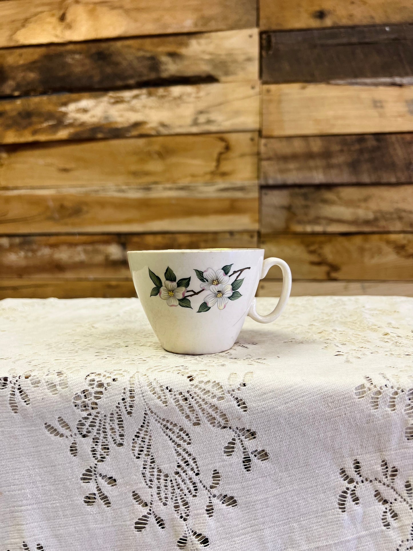 Vintage Limoges-American "New Dogwood" Floral Pattern Teacup