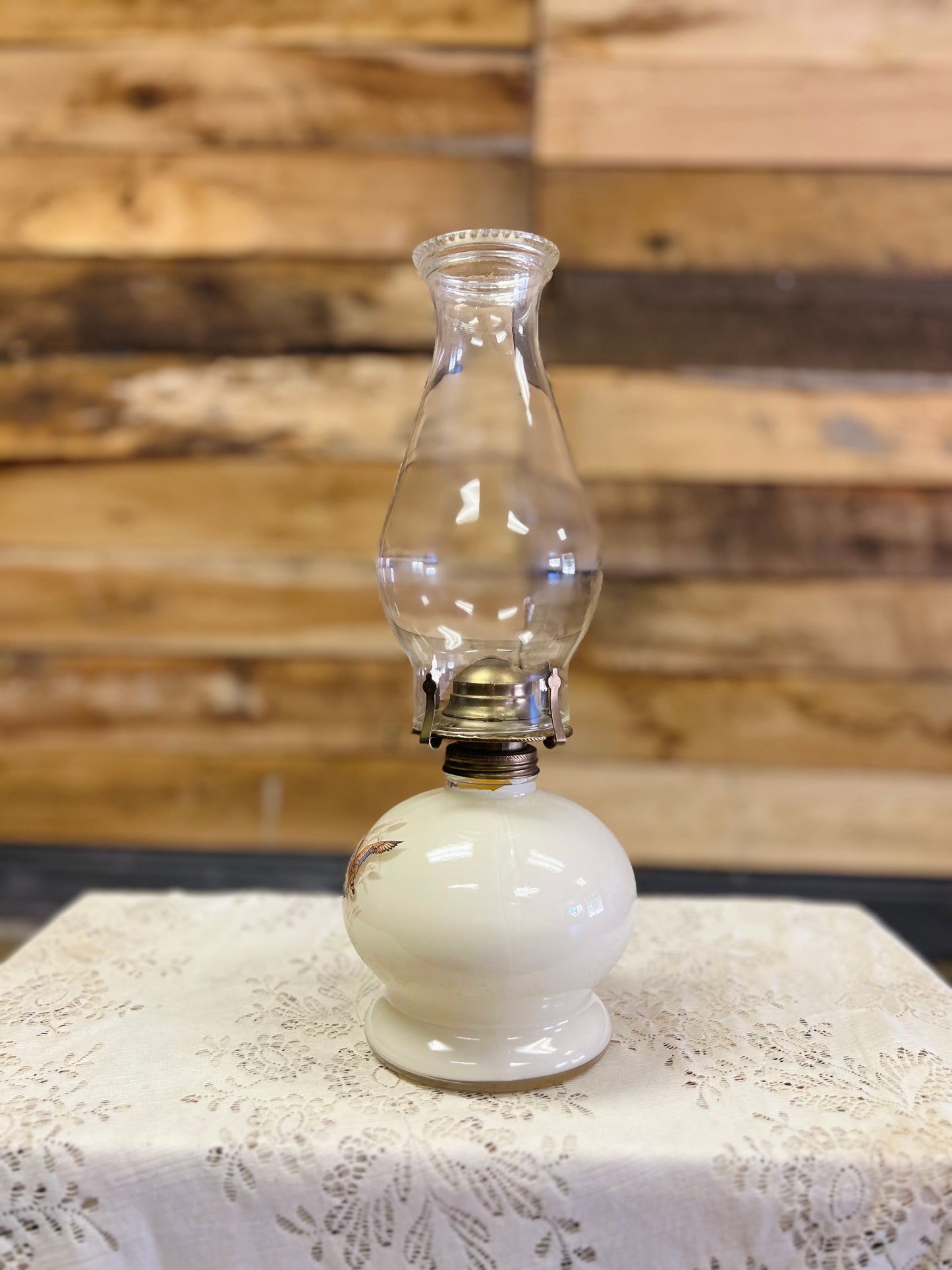 Vintage Lamplight Farms Mallard Ducks Lamp