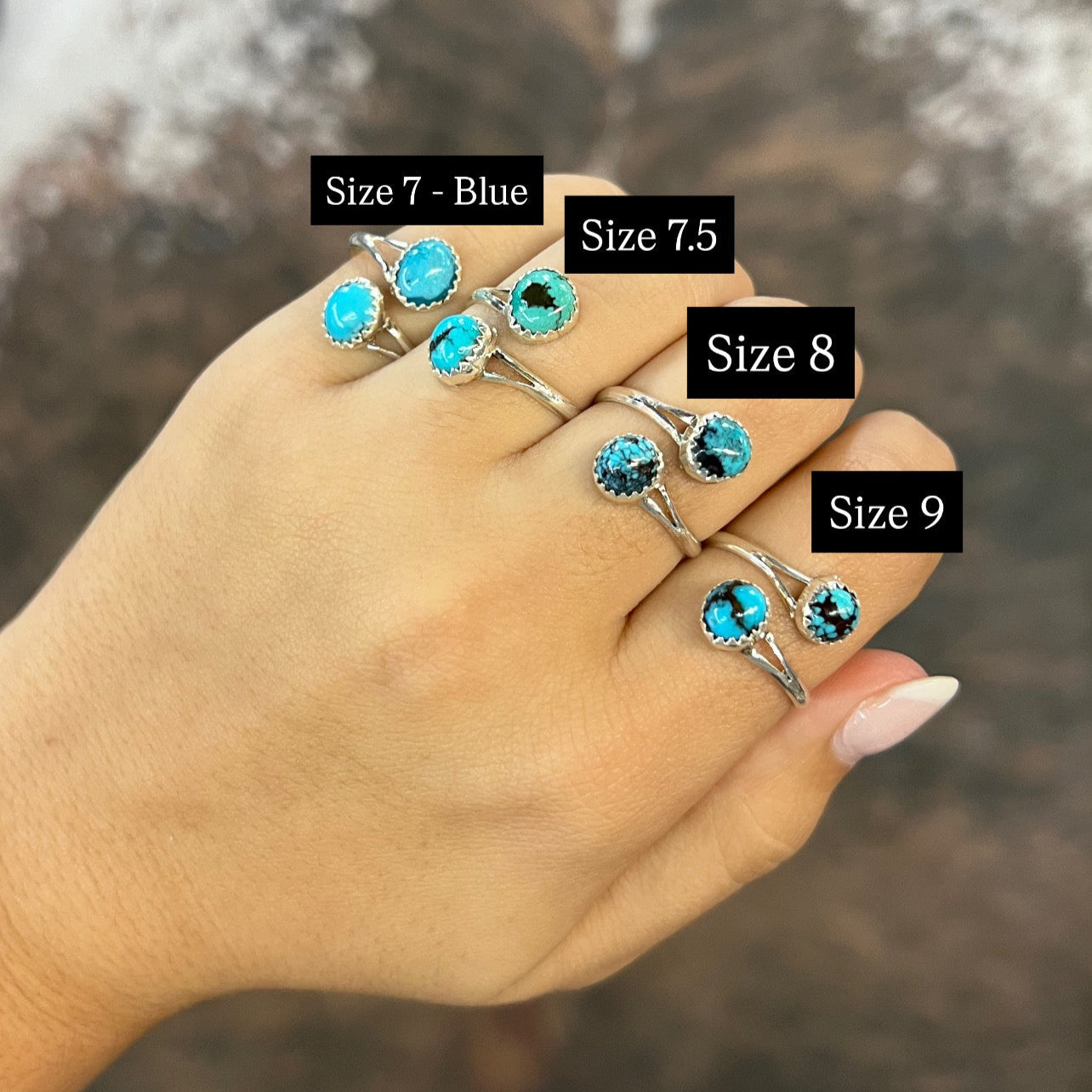 Genuine Turquoise Wrap Ring