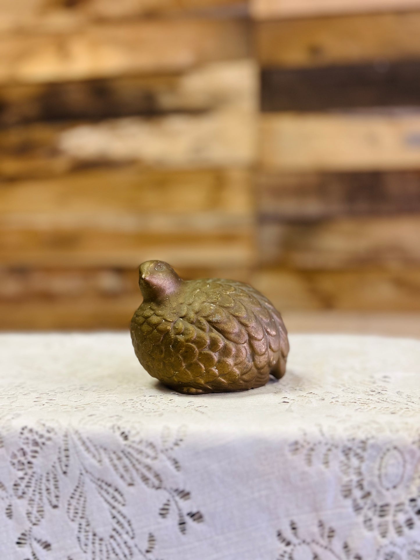 Vintage Early 70's Quail Figurine