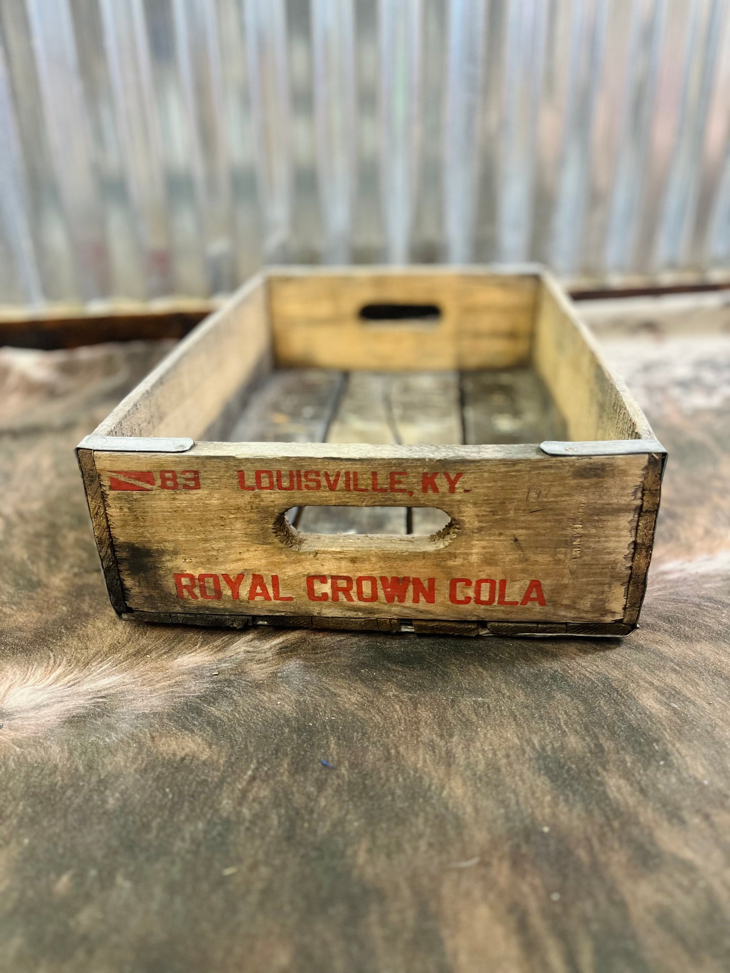 Vintage "RC" Royal Crown Cola Crate