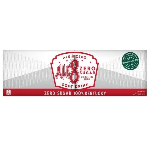 Ale-8-One Zero Sugar Ginger Ale Soda - The Original Flavor - 12 Pack Cans