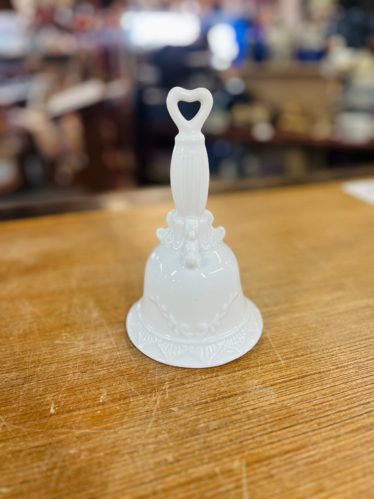 Vintage 25th Anniversary White Dinner Bell