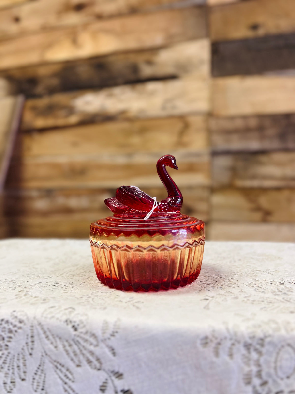 Vintage Swan Trinket Dish
