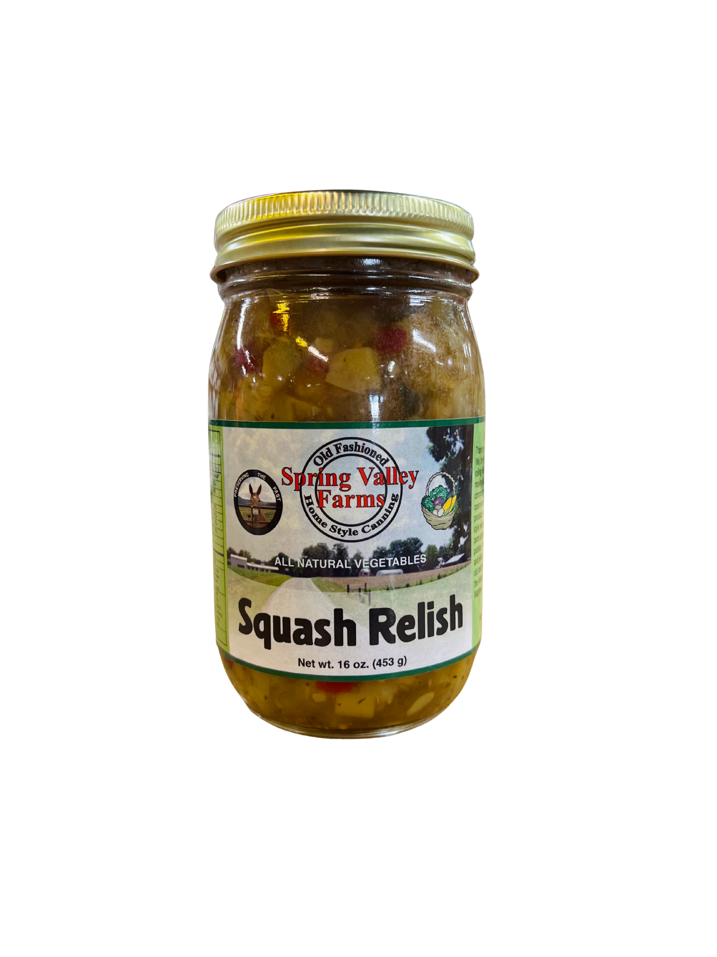 Spring Valley Farms Squash Relish