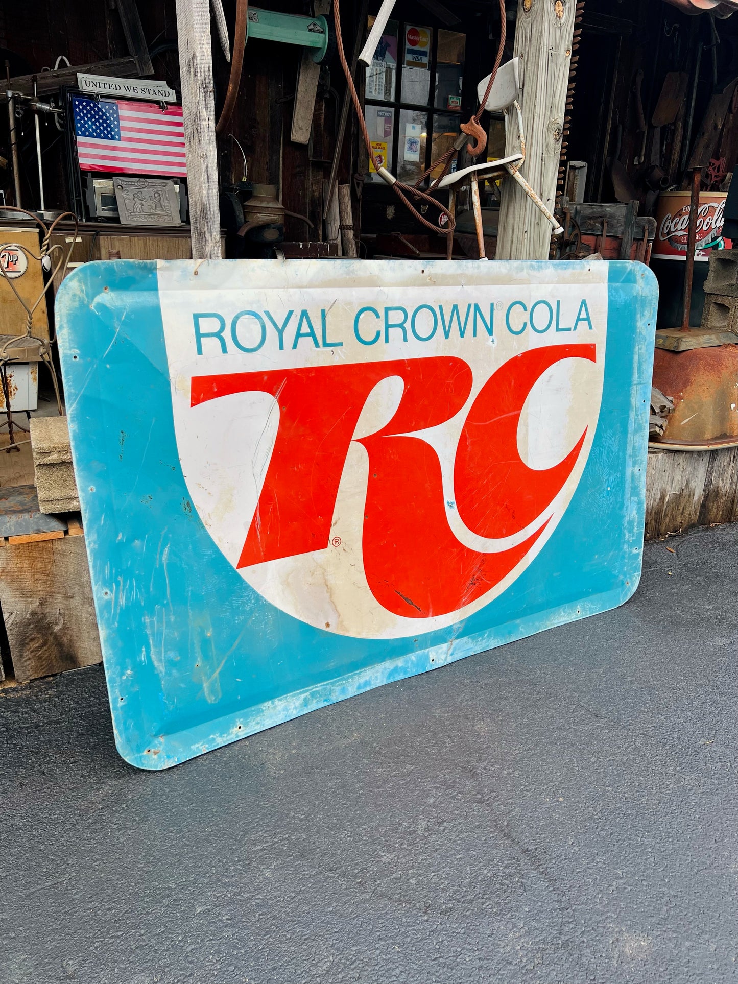 RC Cola Sign Vintage Royal Crown Cola Original