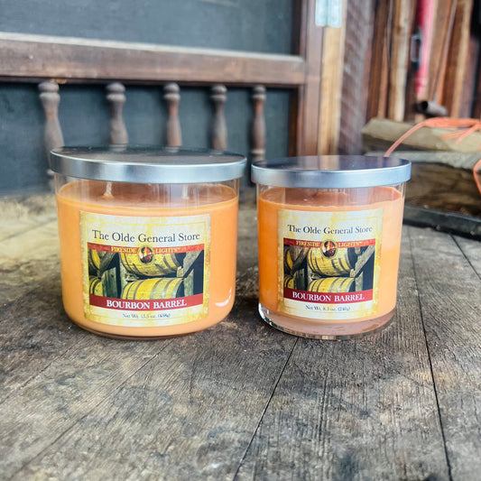 The Olde General Store Bourbon Barrel Candle