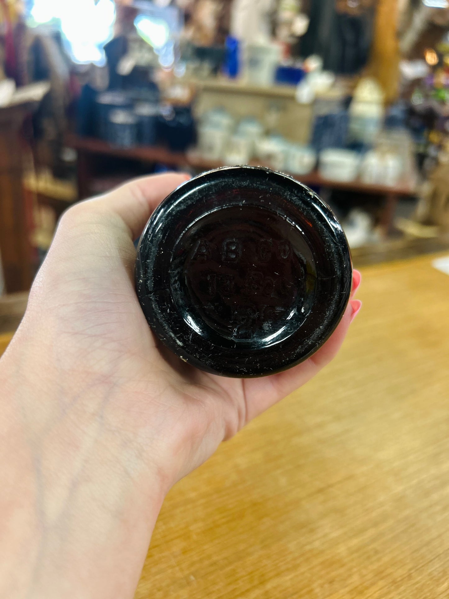 Vintage Early 1900s Amber Coca-Cola Rare Glass Bottle
