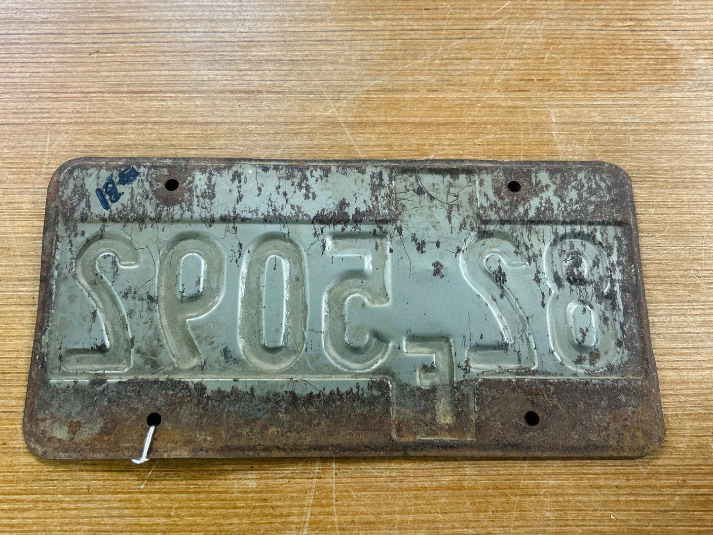 Vintage Metal 1976 Indiana Heritage State Plate