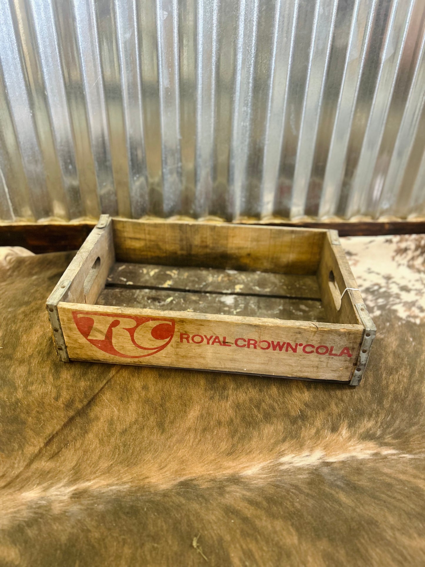 Vintage "RC" Royal Crown Cola Wood Crate Louisville, KY