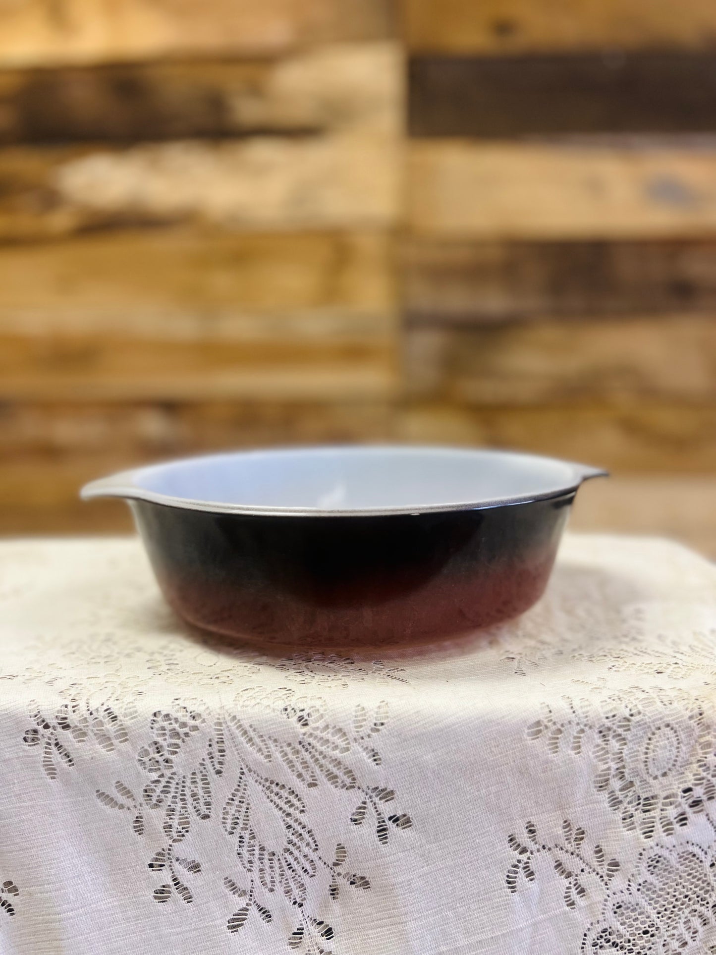 Vintage Fire King Two Toned Dish