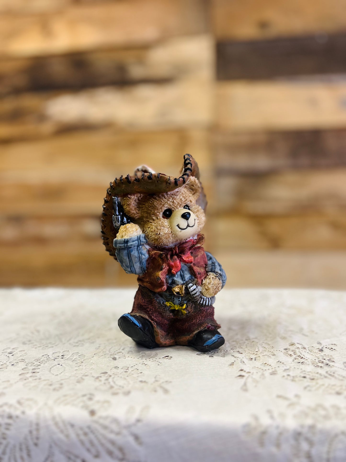 Vintage 1994 Boyds Bears Western Cowboy Teddy Figurine