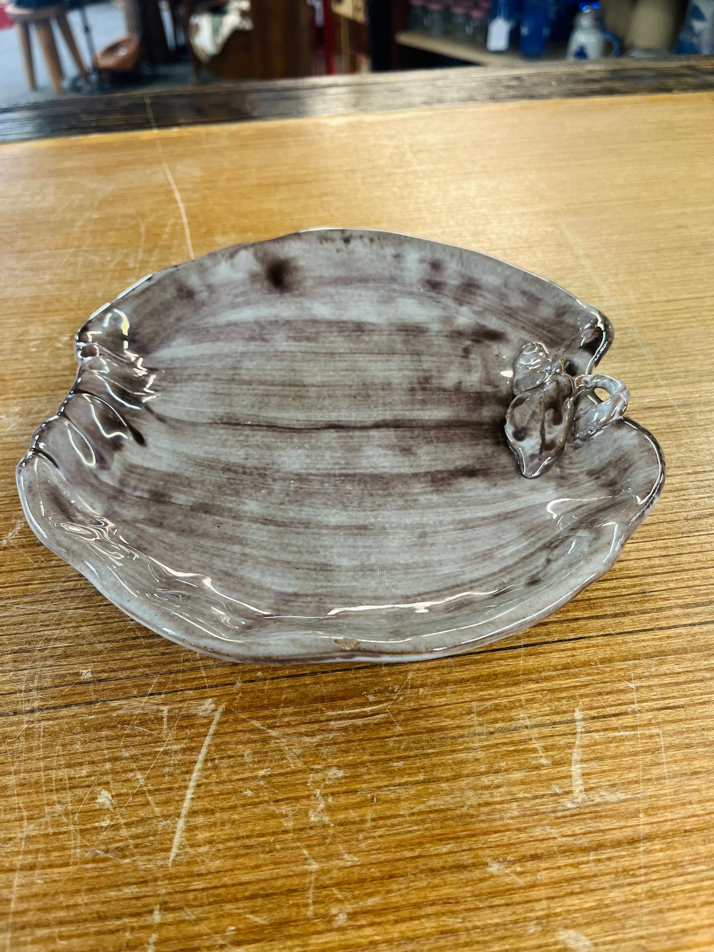 Vintage Stangl Terra Rose 3564 Apple Pottery Dish
