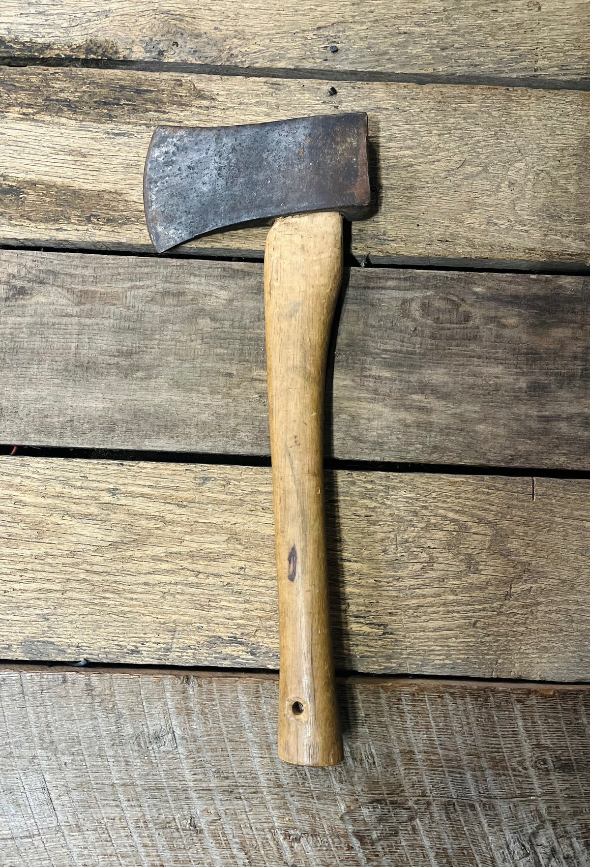 Single Bit Wooden Handled Hatchet