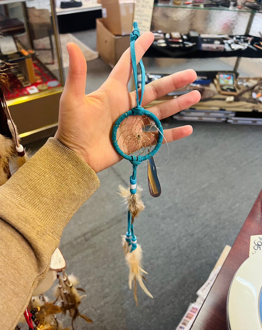 2" Leather Dream Catcher