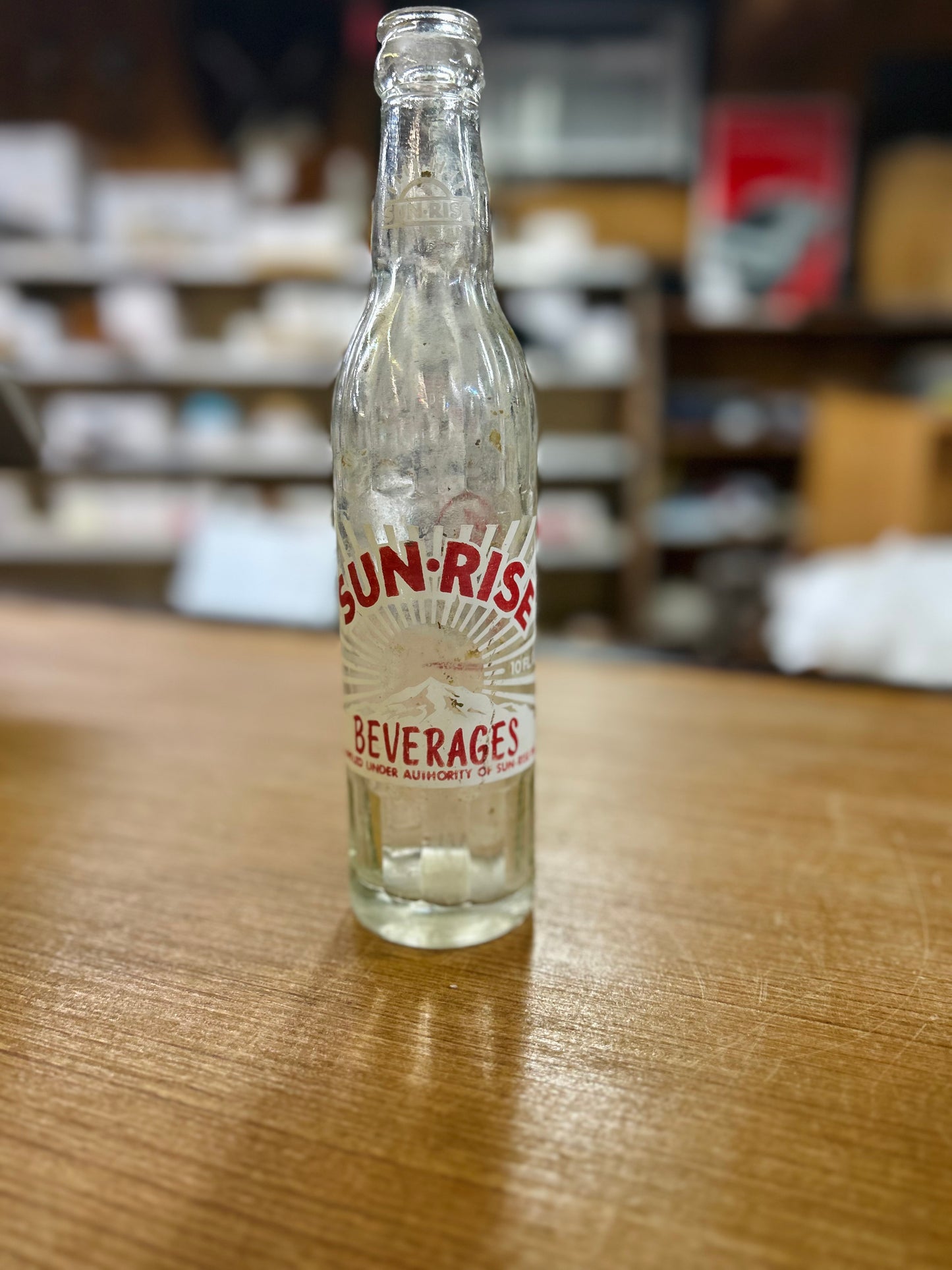 Vintage 1960's Sunrise Beverges  Bottle