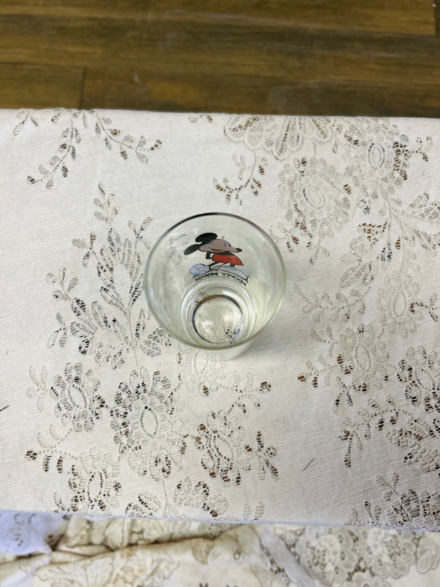 Vintage Walt Disney Productions Classic Mickey Drinking Glass