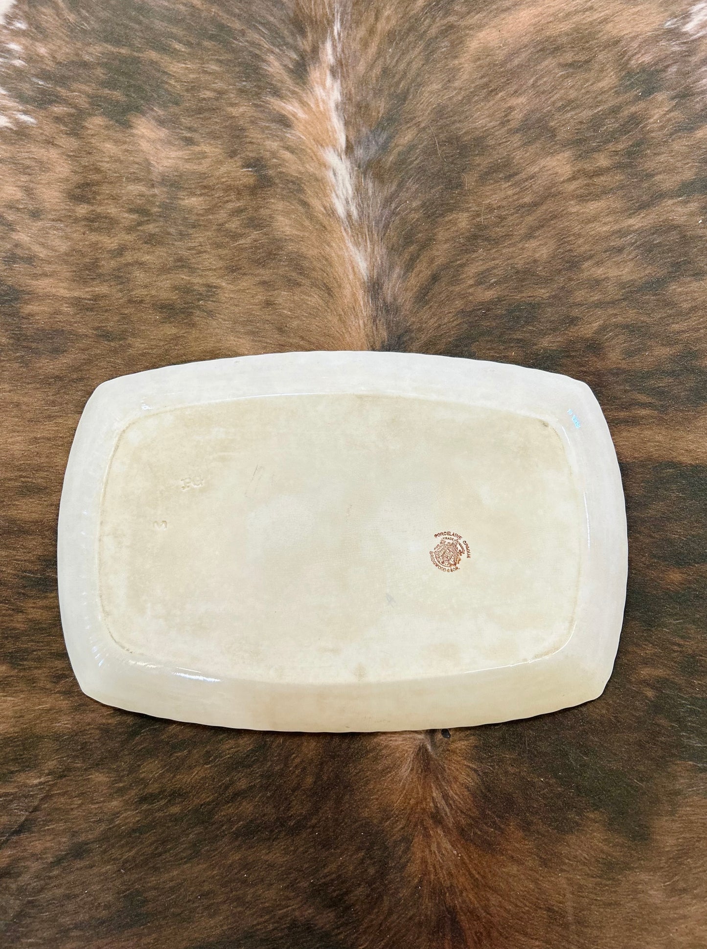 Vintage Bridgewood Porcelaine Opaque Trade Mark Platter