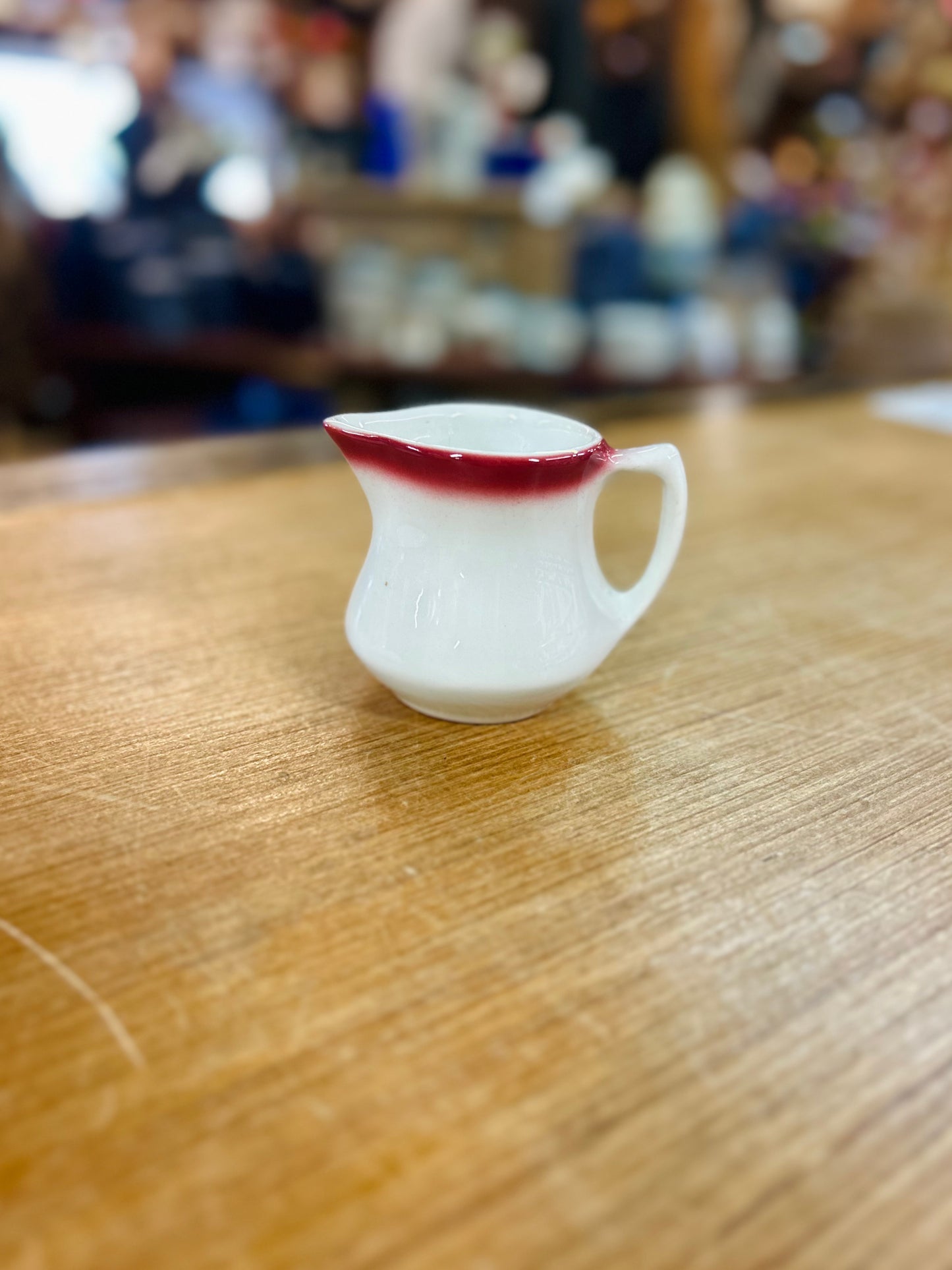 Vintage Homer Laughlin and Shenango Individual Creamer and Saucer Set