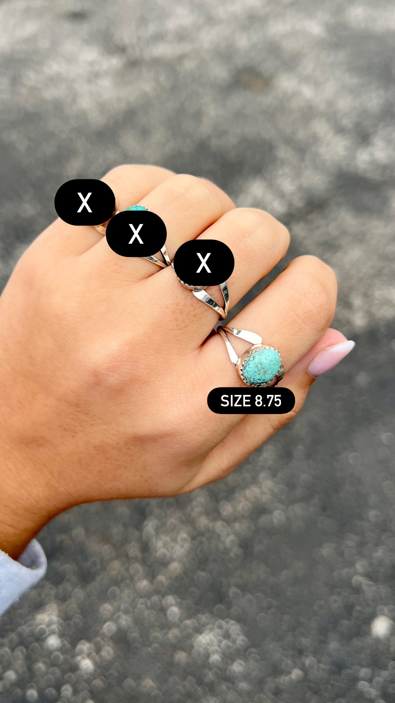 The Baylor Genuine Turquoise Sterling Silver Ring