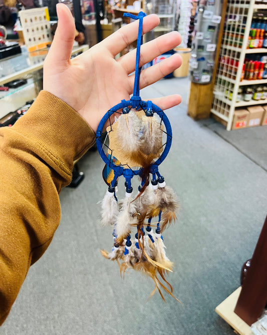 Dream Catcher with a Leather Patch