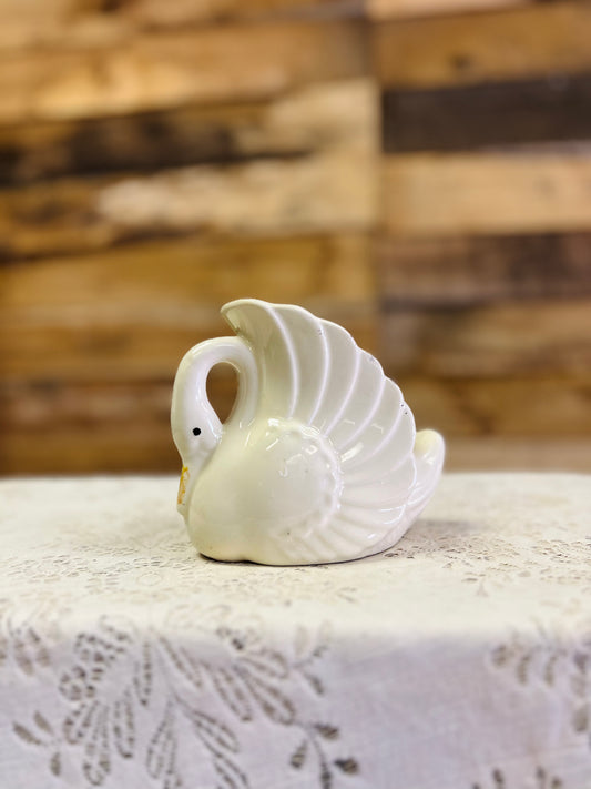 Vintage Swan Planter