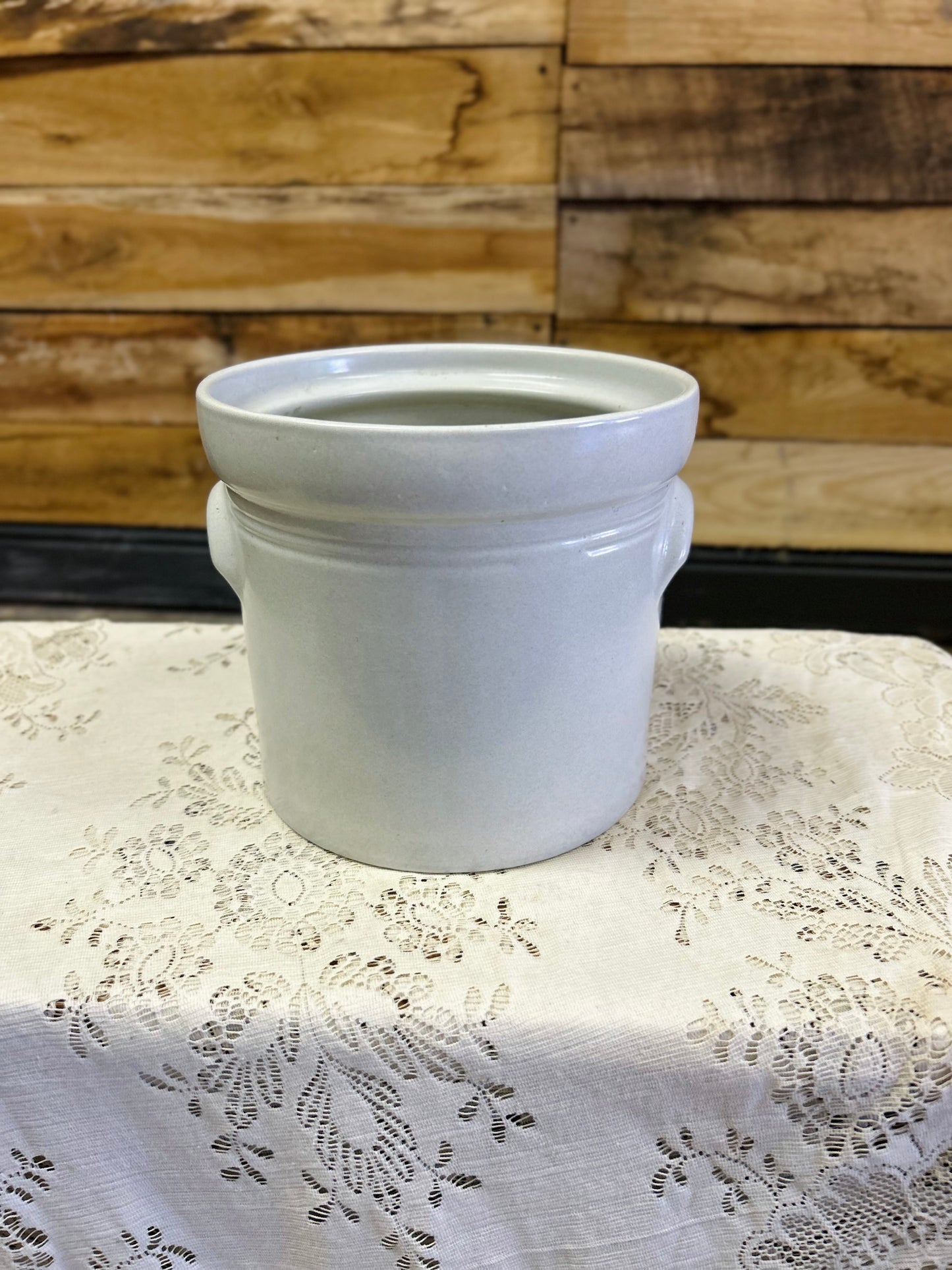 Vintage Pfaltzgraff Yorktowne Keystone #3 Stoneware Canister