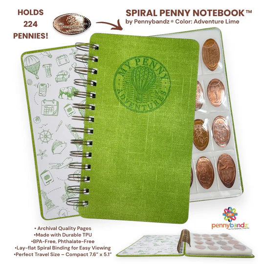 Spiral Penny Notebook™ by Pennybandz®