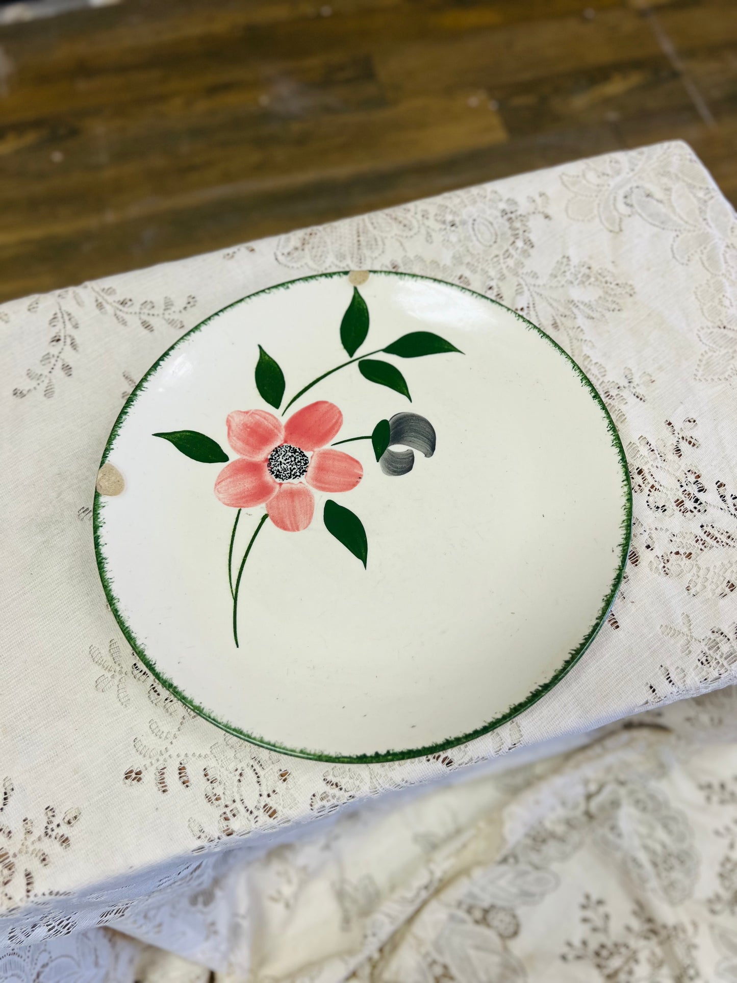 Vintage Blue Ridge Southern Pottery "Pinkie" Pattern Plate