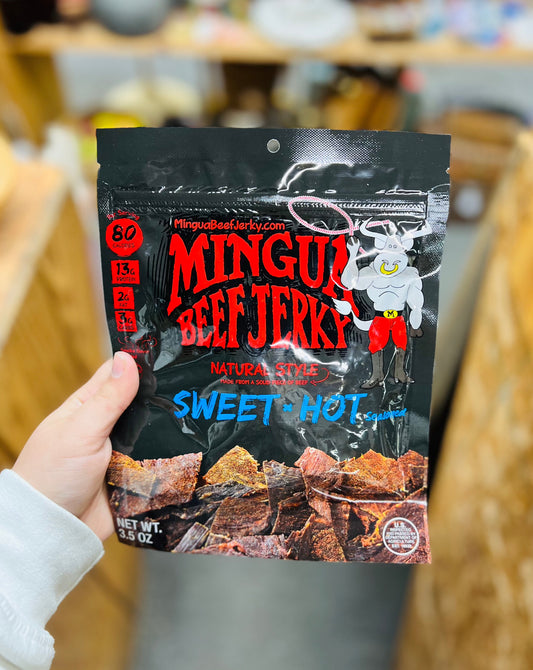 Mingua Beef Jerky Sweet + Hot 3.5oz Bag