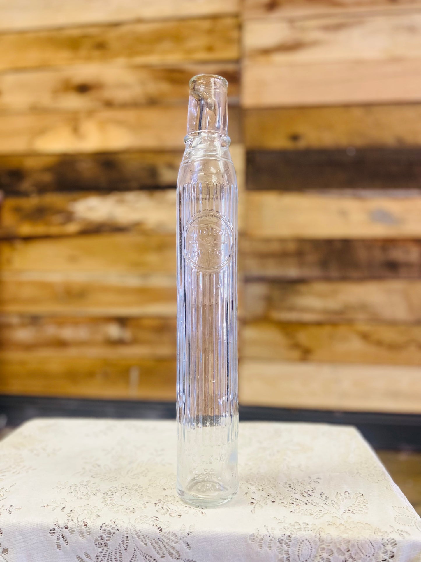 Vintage Tiolene Moter Oil Bottle