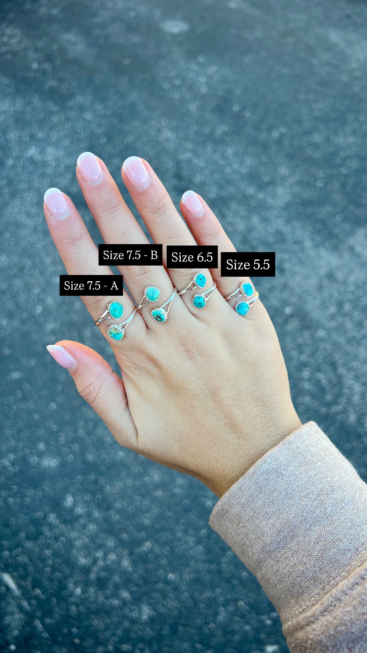 Genuine Turquoise Wrap Ring