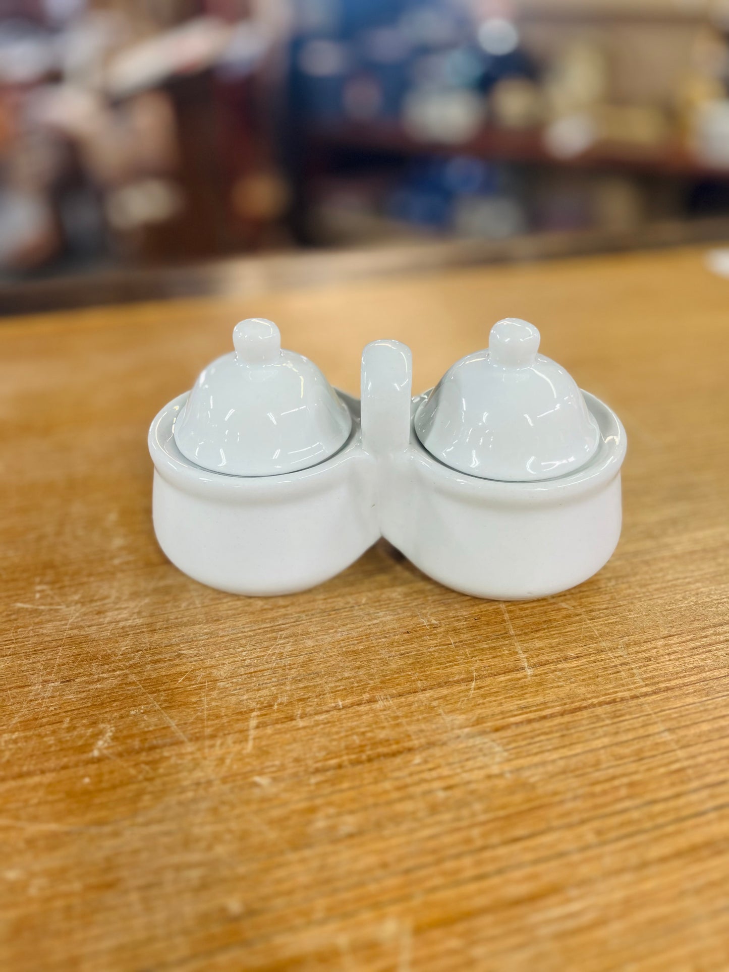 Vintage Double Condiment Jar