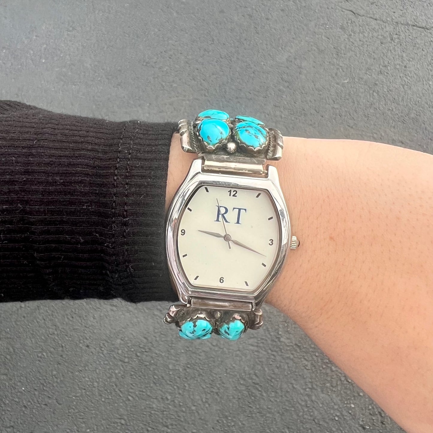 Vintage Right Time Turquoise Watch